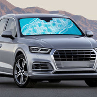 Hawaii Breadfruit Palaka Auto Sun Shade Polu Maile Lei - Polynesian Pride