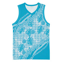 Hawaii Breadfruit Palaka Basketball Jersey Polu Maile Lei - Polynesian Pride
