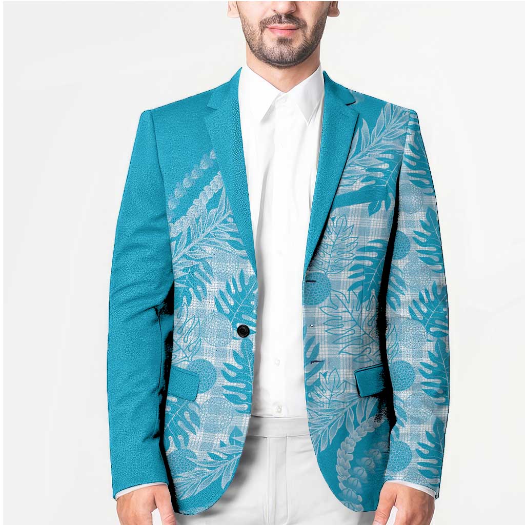 Hawaii Breadfruit Palaka Blazer Polu Maile Lei - Polynesian Pride