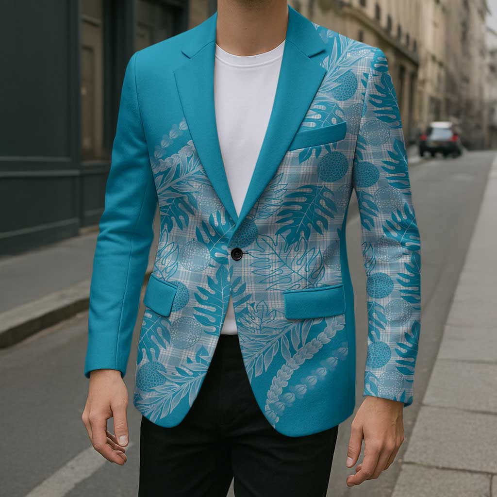 Hawaii Breadfruit Palaka Blazer Polu Maile Lei - Polynesian Pride