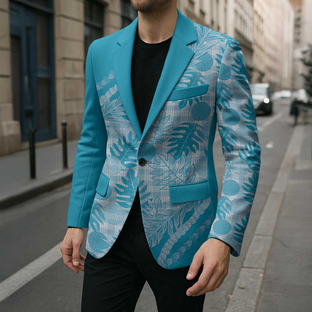 Hawaii Breadfruit Palaka Blazer Polu Maile Lei - Polynesian Pride