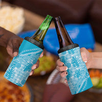 Hawaii Breadfruit Palaka 4 in 1 Can Cooler Tumbler Polu Maile Lei - Polynesian Pride