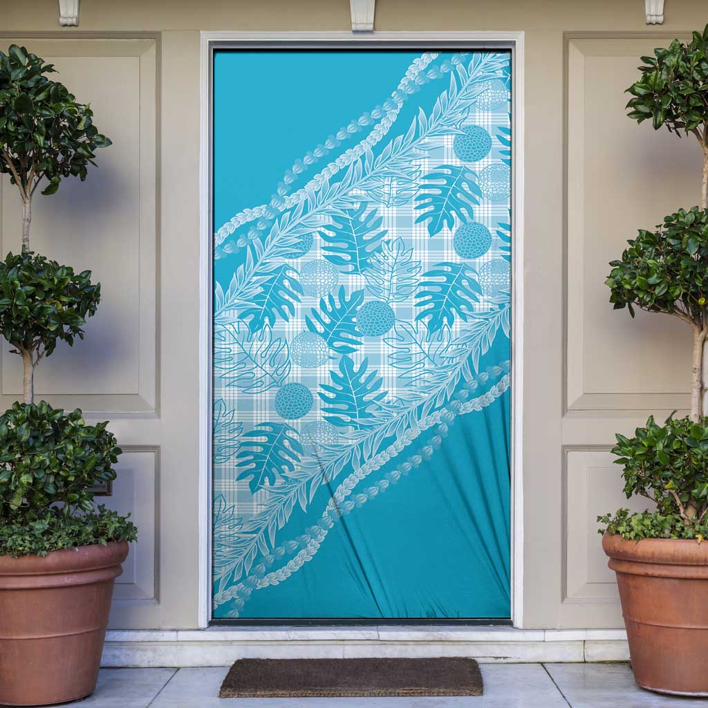 Hawaii Breadfruit Palaka Door Cover Polu Maile Lei - Polynesian Pride