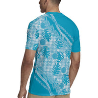 Hawaii Breadfruit Palaka Rugby Jersey Polu Maile Lei - Polynesian Pride