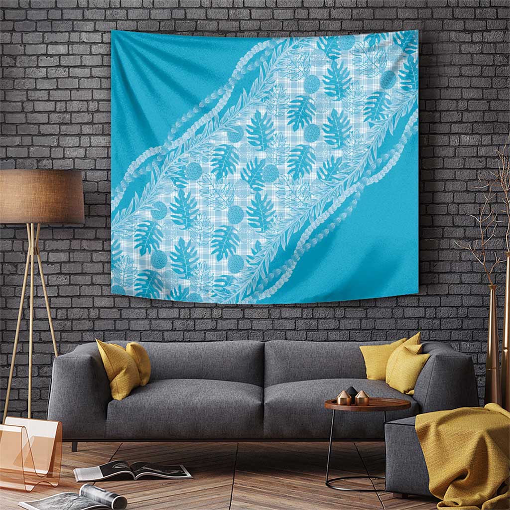 Hawaii Breadfruit Palaka Tapestry Polu Maile Lei - Polynesian Pride