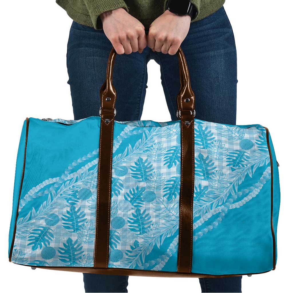 Hawaii Breadfruit Palaka Travel Bag Polu Maile Lei - Polynesian Pride