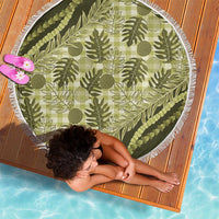 Hawaii Breadfruit Palaka Beach Blanket Omaomao Maile Lei - Polynesian Pride