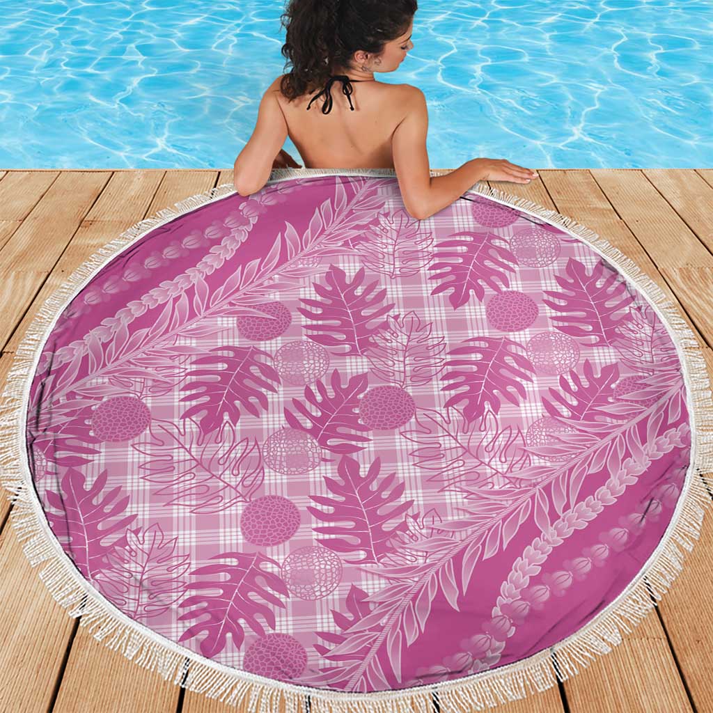 Hawaii Breadfruit Palaka Beach Blanket Omaomao Ulaula Maile Lei - Polynesian Pride