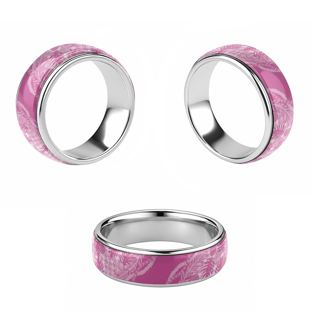 Hawaii Breadfruit Palaka Classic Ring Omaomao Ulaula Maile Lei - Polynesian Pride