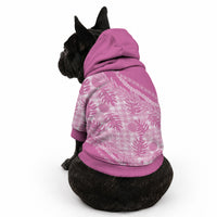 Hawaii Breadfruit Palaka Pet Hoodie Omaomao Ulaula Maile Lei LT9 - Polynesian Pride