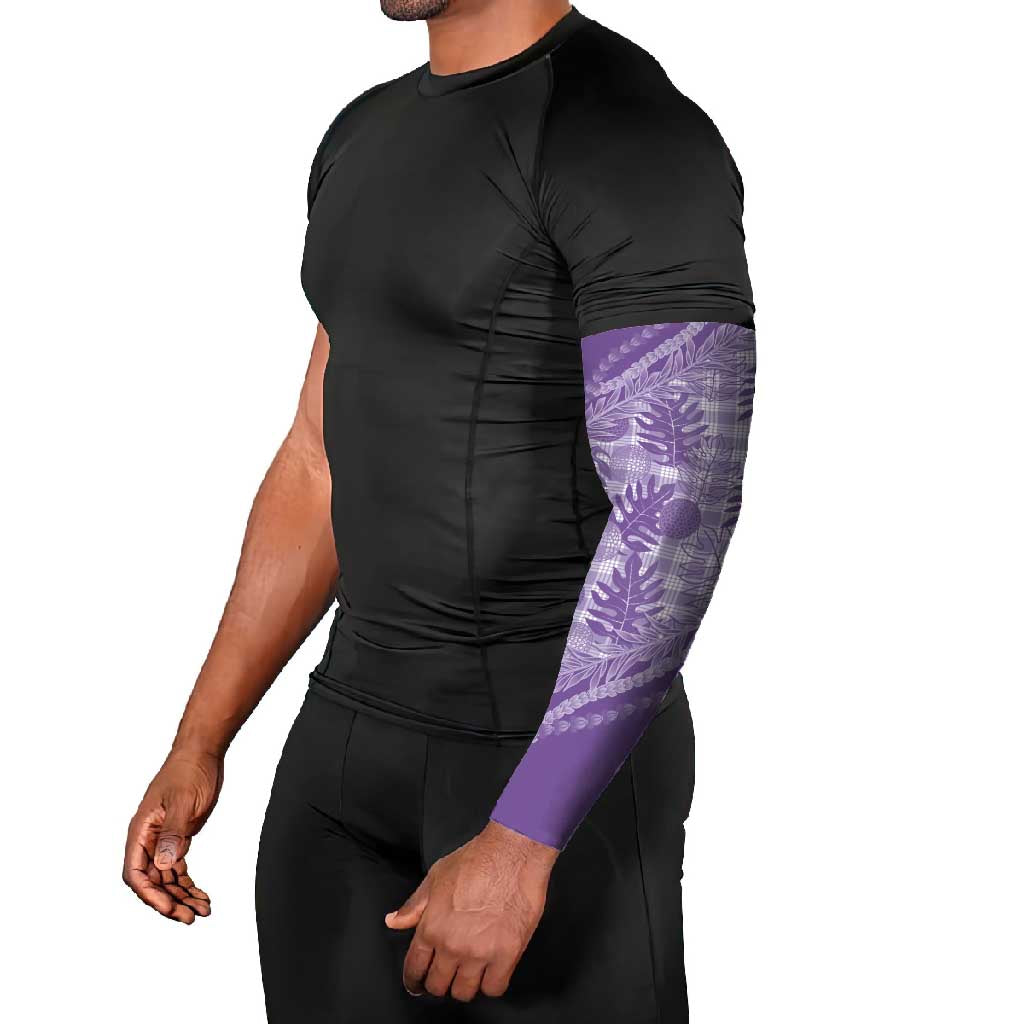 Hawaii Breadfruit Palaka Arm Sleeves Poni Maile Lei - Polynesian Pride