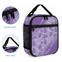 Hawaii Breadfruit Palaka Lunch Bag Poni Maile Lei