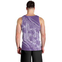 Hawaii Breadfruit Palaka Men Tank Top Poni Maile Lei - Polynesian Pride