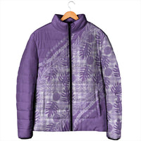Hawaii Breadfruit Palaka Padded Jacket Poni Maile Lei - Polynesian Pride