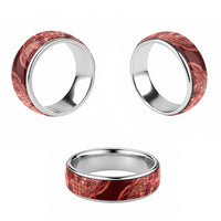 Hawaii Breadfruit Palaka Classic Ring Ulaula Maile Lei - Polynesian Pride