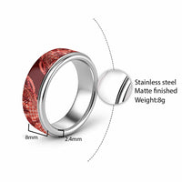 Hawaii Breadfruit Palaka Classic Ring Ulaula Maile Lei - Polynesian Pride