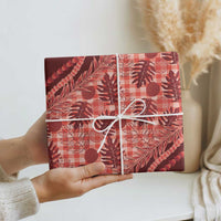 Hawaii Breadfruit Palaka Wrapping Paper Ulaula Maile Lei - Polynesian Pride