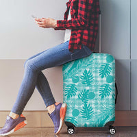 Hawaii Breadfruit Palaka Luggage Cover Polu Opal Maile Lei - Polynesian Pride