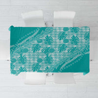Hawaii Breadfruit Palaka Tablecloth Polu Opal Maile Lei - Polynesian Pride