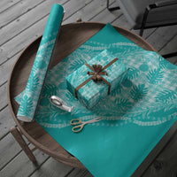 Hawaii Breadfruit Palaka Wrapping Paper Polu Opal Maile Lei - Polynesian Pride