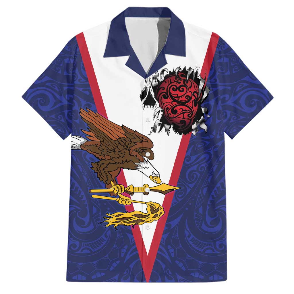 American Samoa Heart Tribal Personalized Family Matching Long Sleeve Bodycon Dress and Hawaiian Shirt Polynesian Patterns