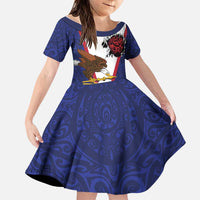 American Samoa Heart Tribal Personalized Family Matching Mermaid Dress and Hawaiian Shirt Polynesian Patterns