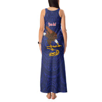 American Samoa Heart Tribal Personalized Tank Maxi Dress Polynesian Patterns
