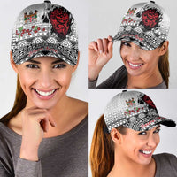 Fiji Heart Tribal Personalised Classic Cap Polynesian Patterns