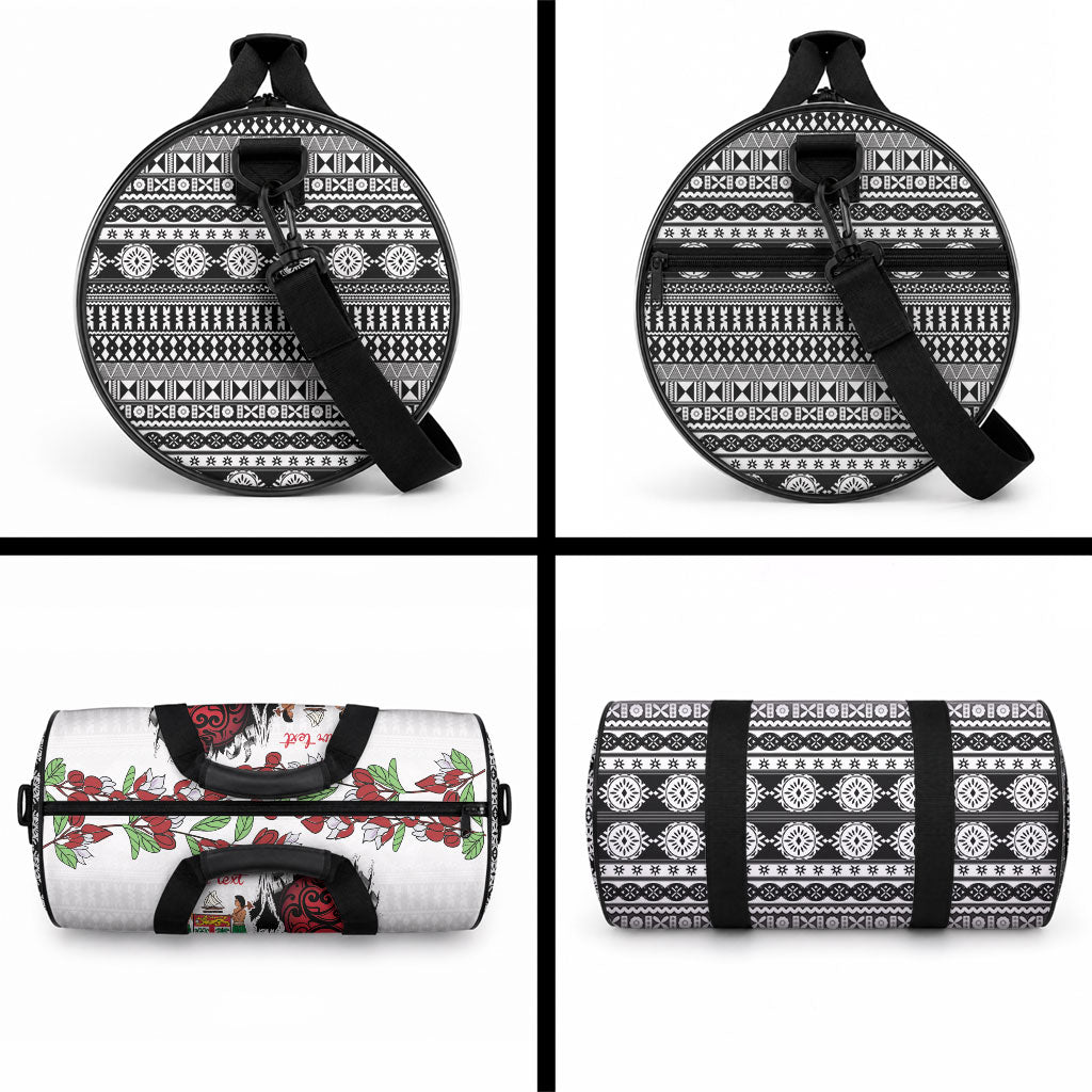 Fiji Heart Tribal Personalised Duffle Bag Polynesian Patterns LT9 - Polynesian Pride