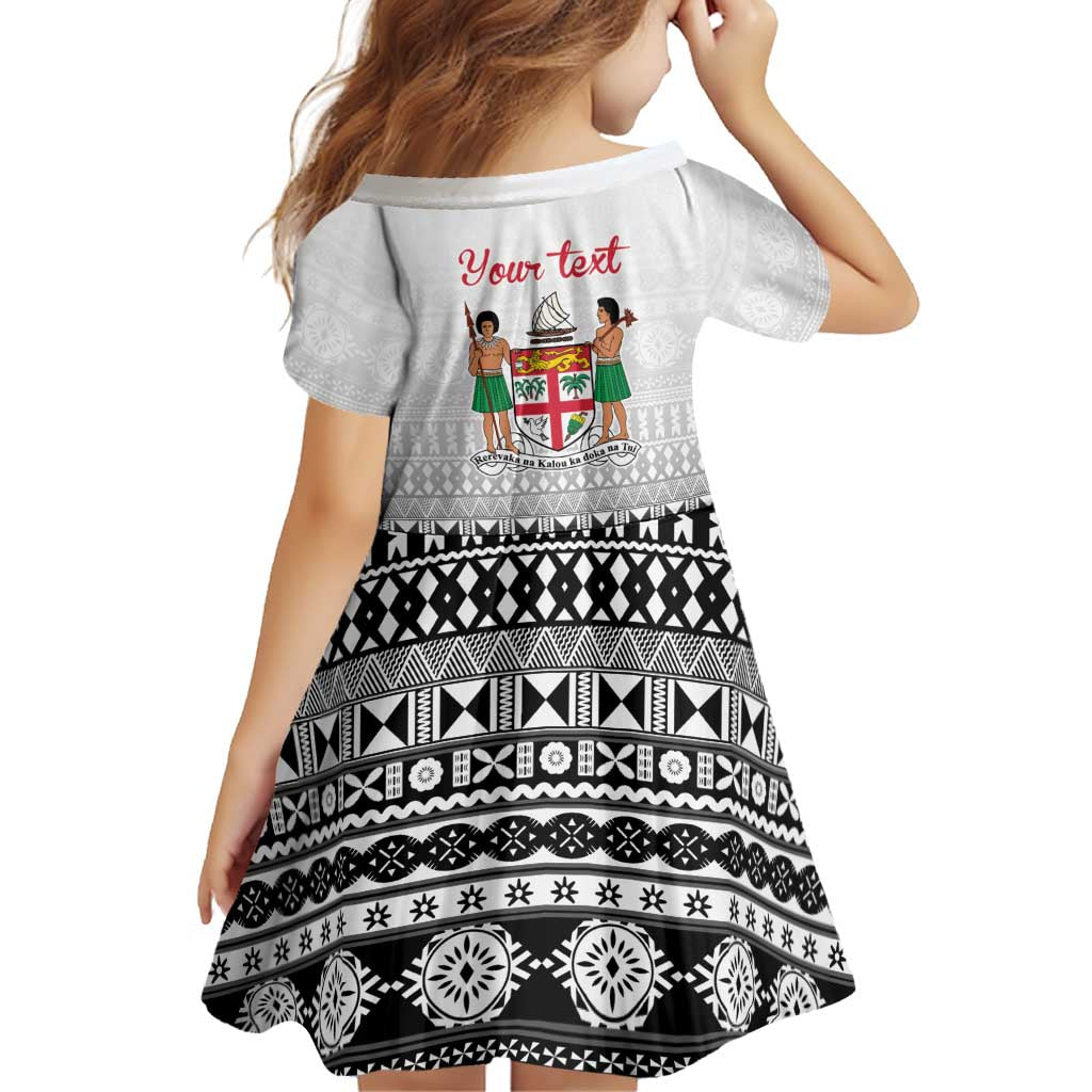 Fiji Heart Tribal Personalised Family Matching Off Shoulder Short Dress and Hawaiian Shirt Polynesian Patterns
