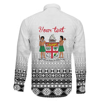Fiji Heart Tribal Personalised Family Matching Summer Maxi Dress and Hawaiian Shirt Polynesian Patterns