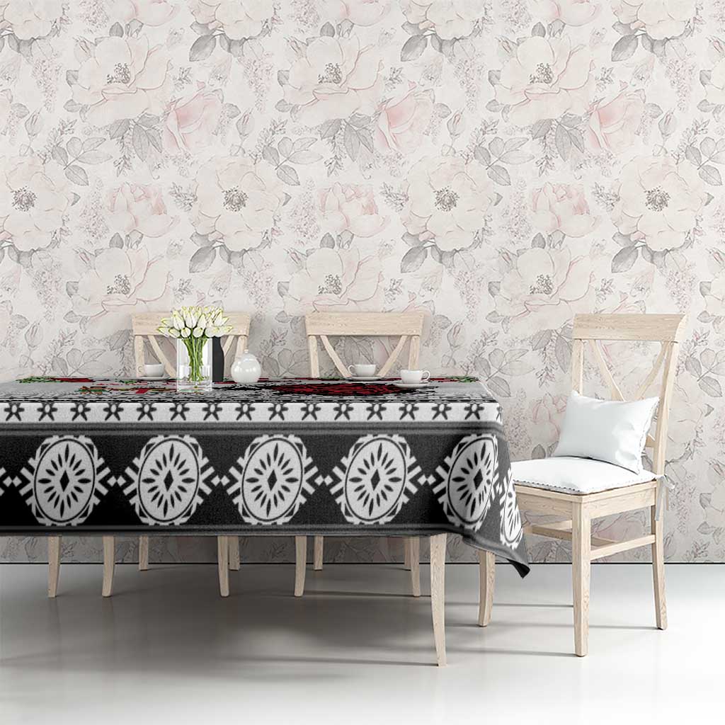Fiji Heart Tribal Personalised Tablecloth Polynesian Patterns LT9 - Polynesian Pride