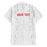 New Zealand Maori Heart Tribal Personalised Family Matching Off Shoulder Maxi Dress and Hawaiian Shirt Polynesian Patterns LT9 - Polynesian Pride
