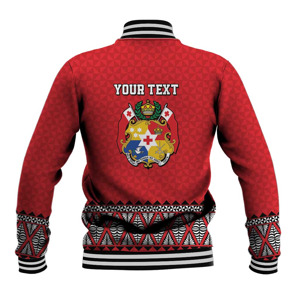 Tonga Heart Tribal Personalised Baseball Jacket Polynesian Patterns LT9 - Polynesian Pride