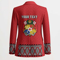 Tonga Heart Tribal Personalised Blazer Polynesian Patterns