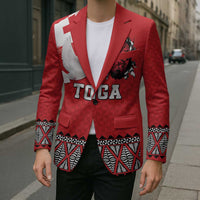 Tonga Heart Tribal Personalised Blazer Polynesian Patterns