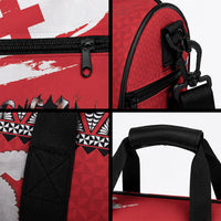 Tonga Heart Tribal Personalised Duffle Bag Polynesian Patterns LT9 - Polynesian Pride