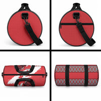 Tonga Heart Tribal Personalised Duffle Bag Polynesian Patterns LT9 - Polynesian Pride