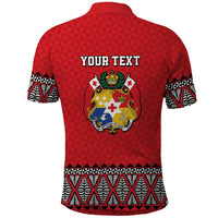 Tonga Heart Tribal Personalised Polo Shirt Polynesian Patterns