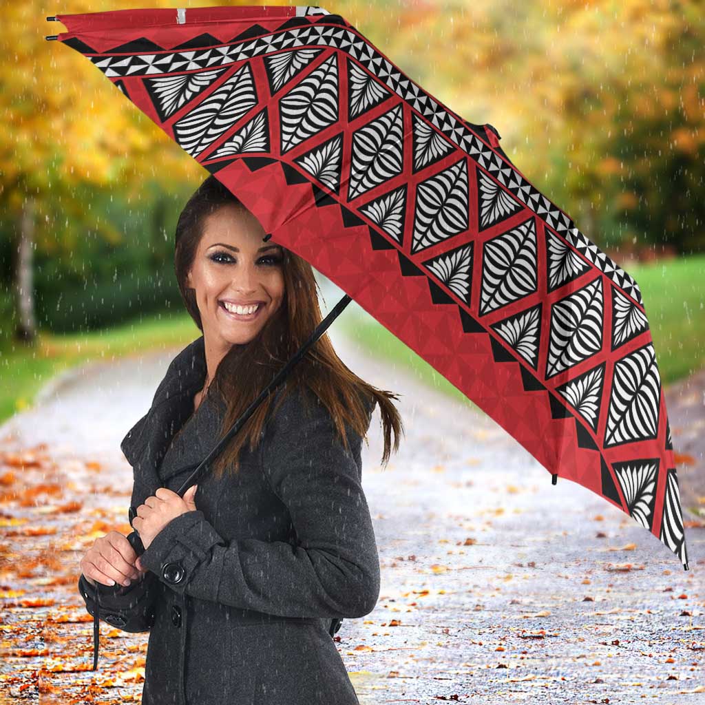 Tonga Heart Tribal Personalised Umbrella Polynesian Patterns LT9 - Polynesian Pride