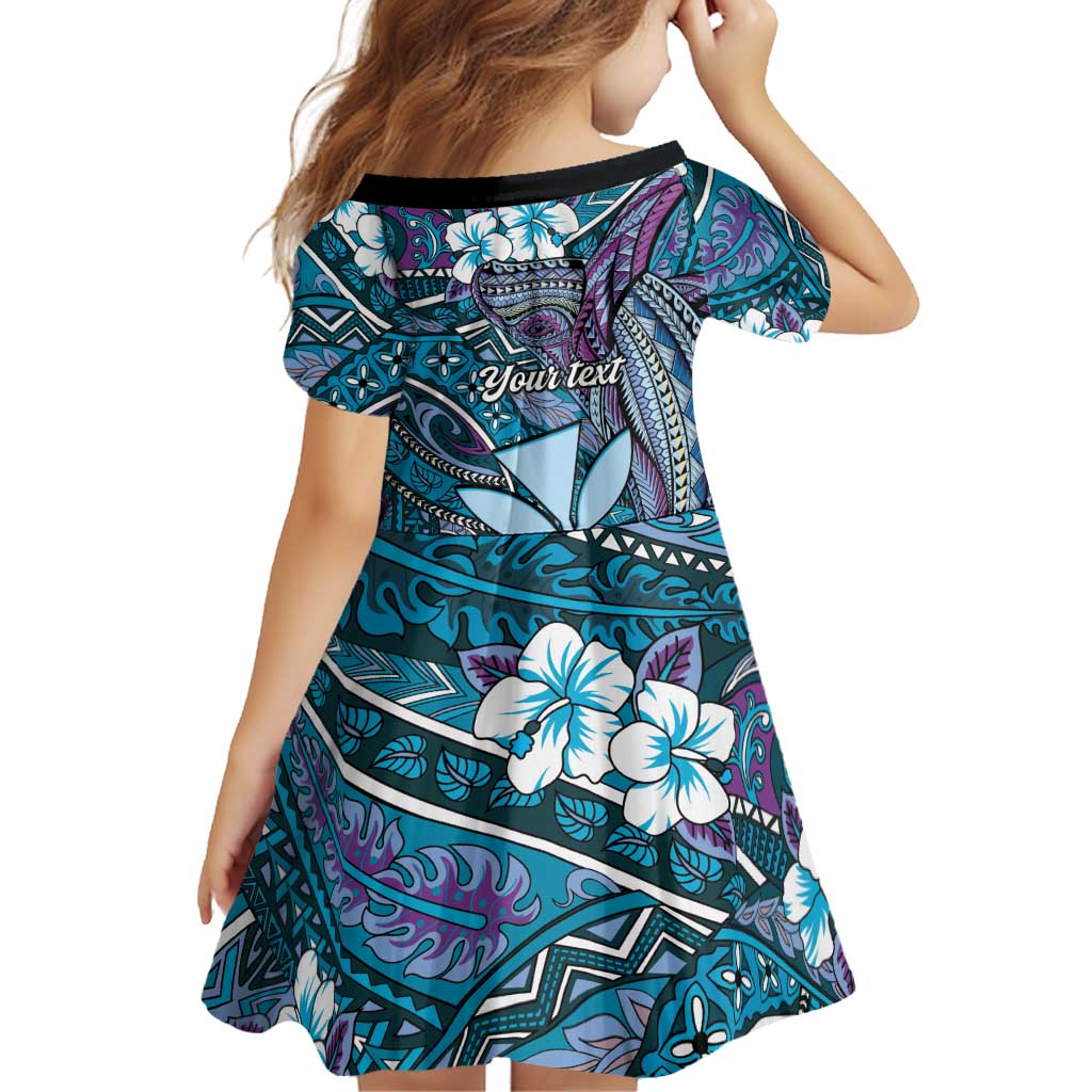 Personalised Hawaii Tribal Humpback Whale Family Matching Tank Maxi Dress and Hawaiian Shirt Polu Hibiscus Seamless Pattern LT9 - Polynesian Pride