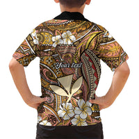 Personalised Hawaii Tribal Humpback Whale Family Matching Mermaid Dress and Hawaiian Shirt Melemele Hibiscus Seamless Pattern LT9 - Polynesian Pride