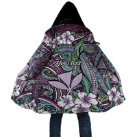 Personalised Hawaii Tribal Humpback Whale Cloak Poni Hibiscus Seamless Pattern