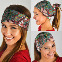 Personalised Hawaii Tribal Humpback Whale Neck Gaiter Ulaula Hibiscus Seamless Pattern