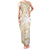 Custom Indo Fijians Family Matching Tank Maxi Dress and Hawaiian Shirt Fiji ke Hindustani Polyneisan Paisley Beige Style