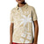 Custom Indo Fijians Kid Polo Shirt Fiji ke Hindustani Polyneisan Paisley Beige Style