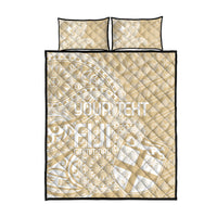 Custom Indo Fijians Quilt Bed Set Fiji ke Hindustani Polyneisan Paisley Beige Style