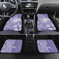 Custom Indo Fijians Car Mats Fiji ke Hindustani Polyneisan Paisley Purple Style