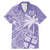Custom Indo Fijians Family Matching Mermaid Dress and Hawaiian Shirt Fiji ke Hindustani Polyneisan Paisley Purple Style