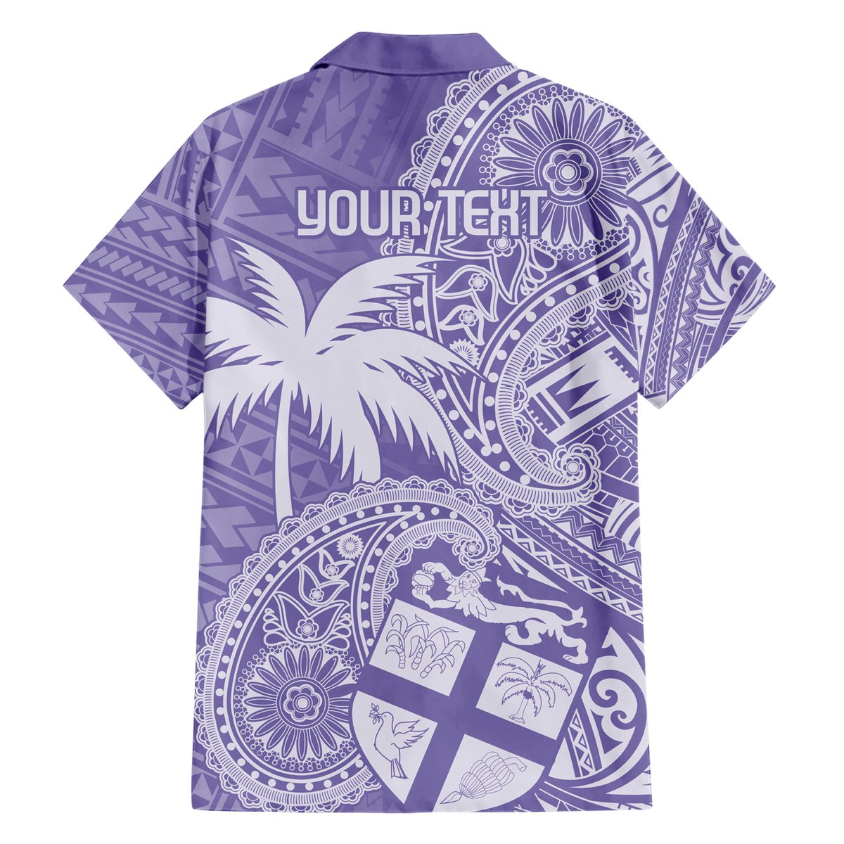 Custom Indo Fijians Hawaiian Shirt Fiji ke Hindustani Polyneisan Paisley Purple Style LT9 - Polynesian Pride